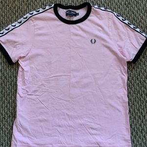 Pink Fred Perry Tshirt Womens